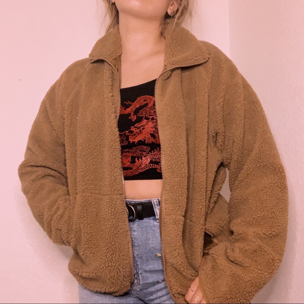brandy melville teddy coat